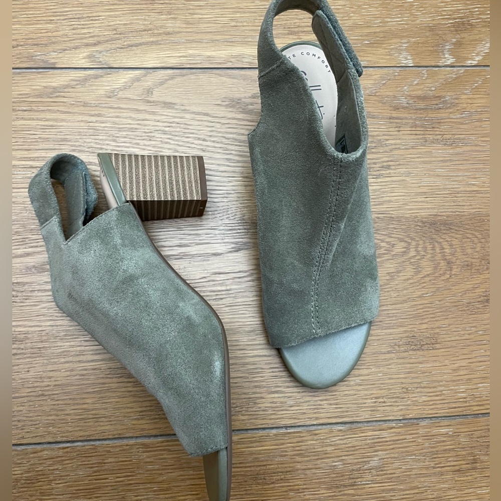 Womens green wedges